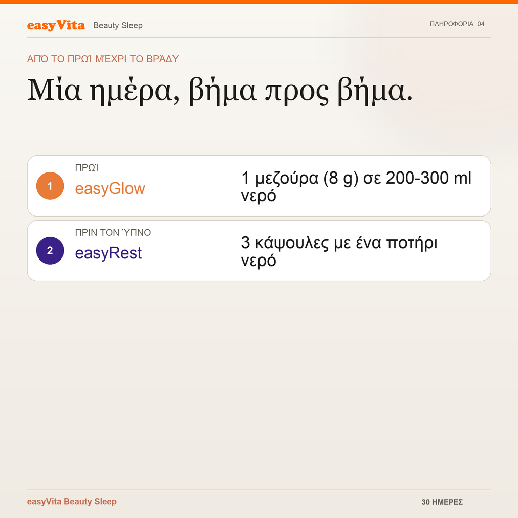 Beauty Sleep — καθημερινή ρουτίνα