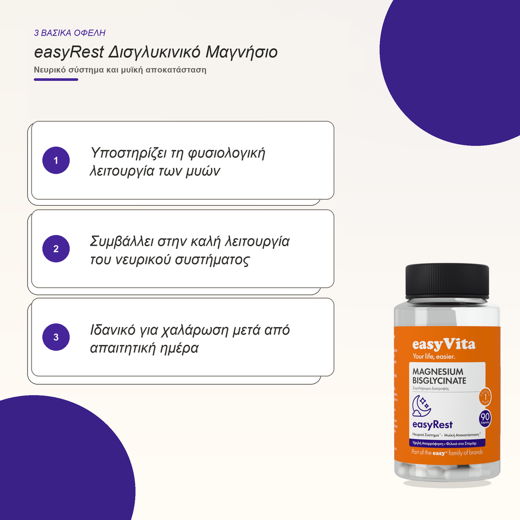 easyRest — βασικά οφέλη